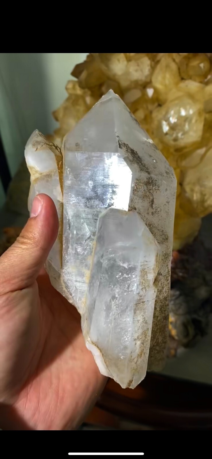 1452g TOP Pakistan Natural Himalaya Quartz Crystal Rough stone Mineral specimen