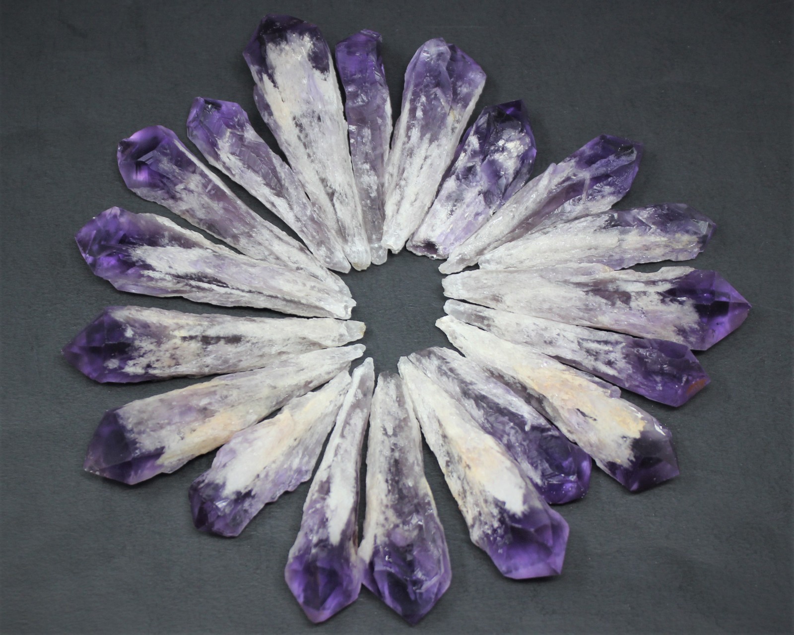 LARGE Royal Bahia Elestial Amethyst Points, 2-3″ Natural Amethyst Crystal Point