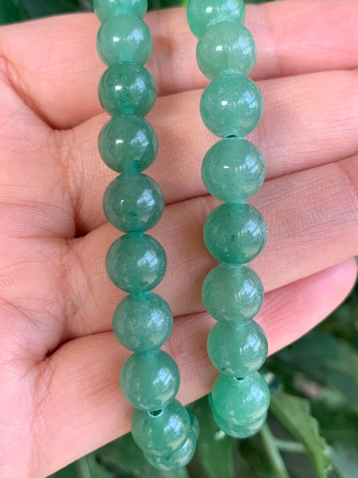 Grade A++ Green Aventurine Crystal Bead Bracelet 8mm, Green Aventurine Bracelet