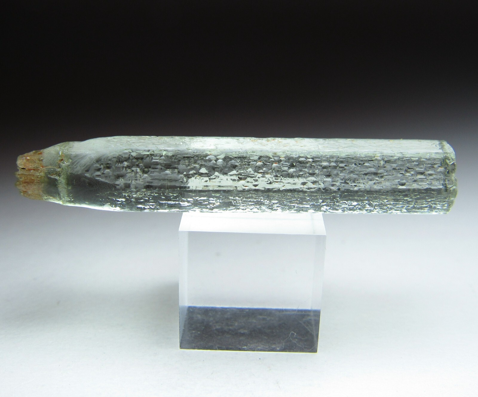 SPECTACULAR GLASSY ETCHED GEM AQUAMARINE BERYL CRYSTAL!!! SONGEA TANZANIA