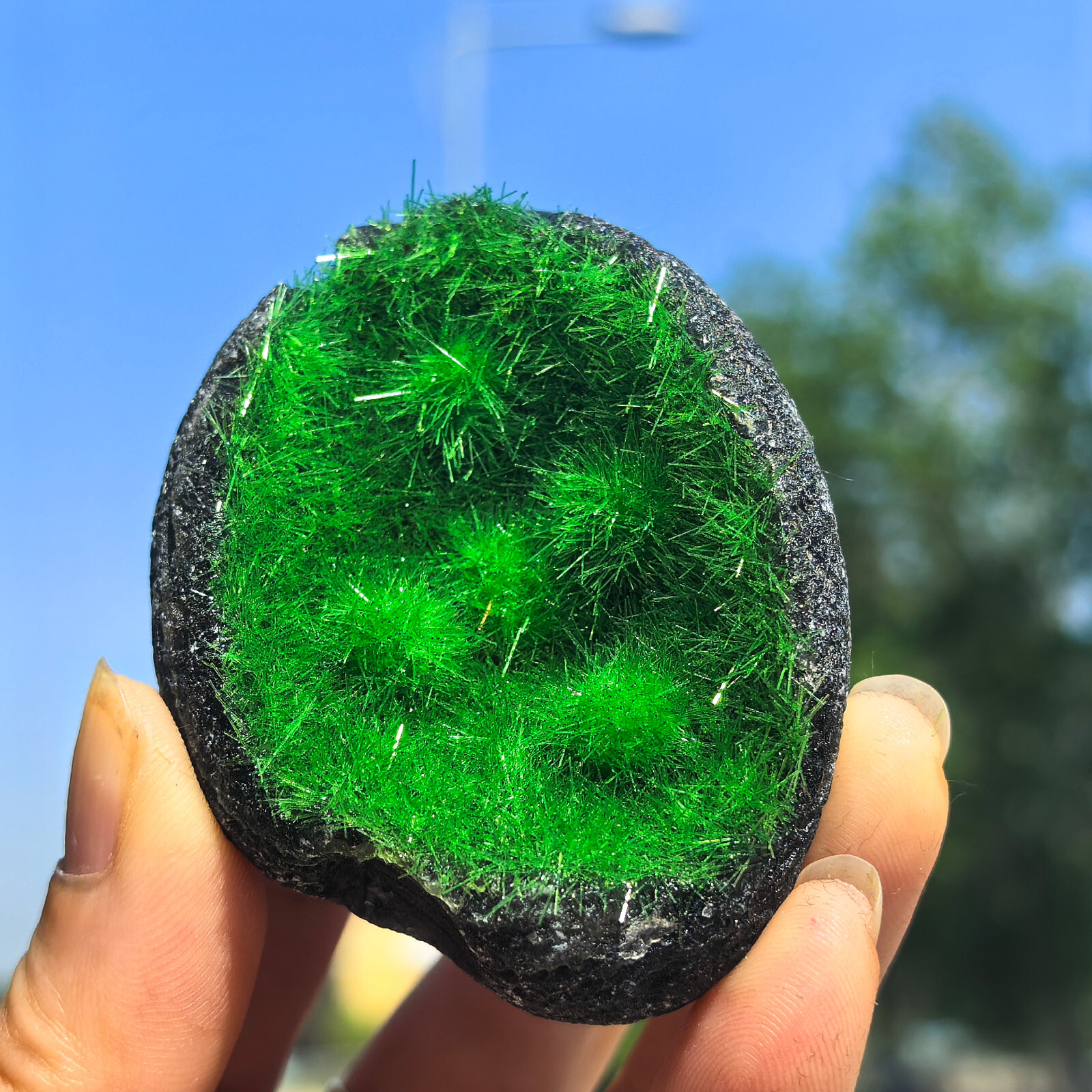 Meteorite Quartz Crystal Specimens Goethite green Copper Ore Clusters Gifts 1pc