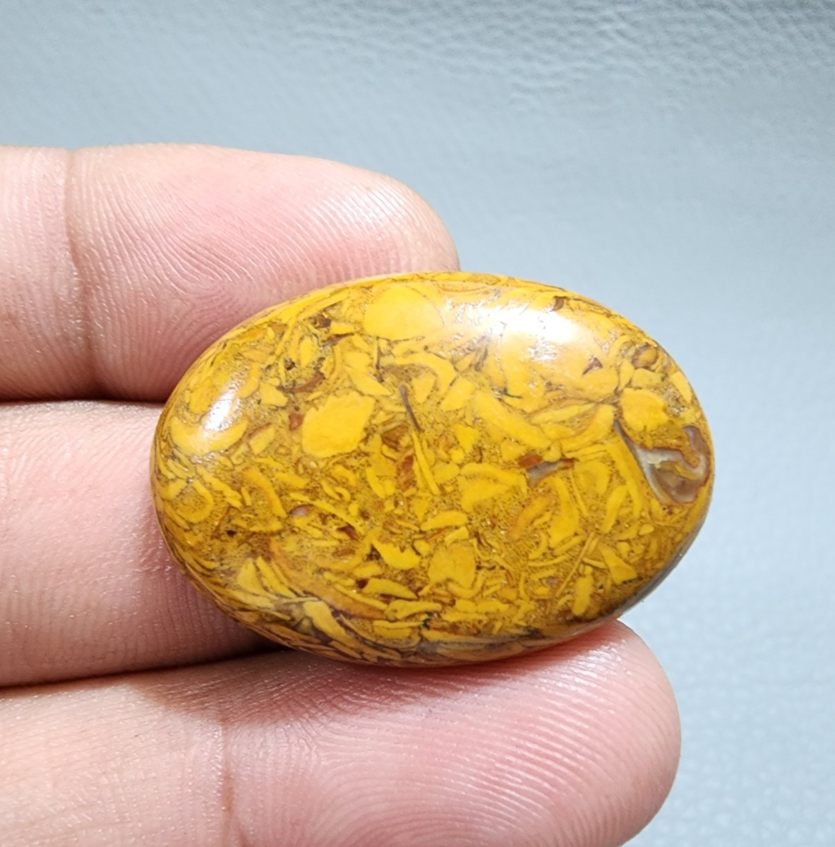 AAA+ Quality 47 Crt Designer Mariyam Jasper Oval Shape Loose Gemstone Cabochon