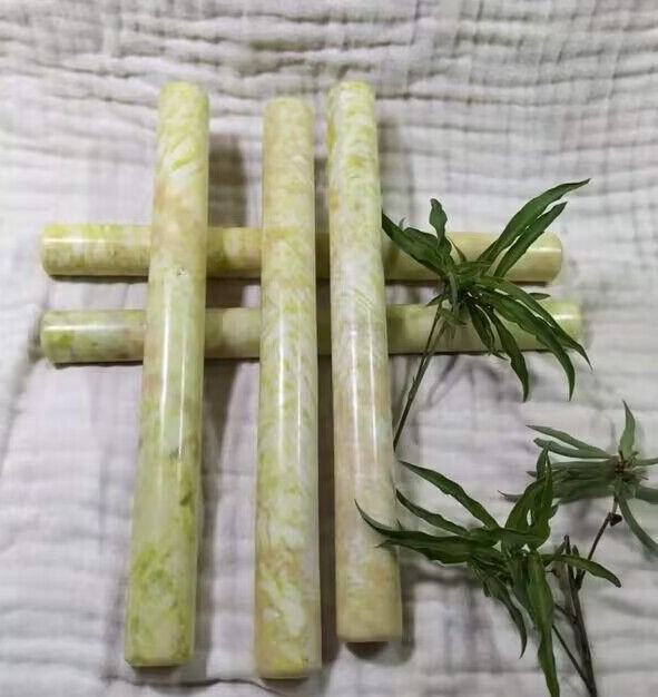 1pc Jadeite Boulder stone Rough Raw Cut rolling pin Jade Specimen – random