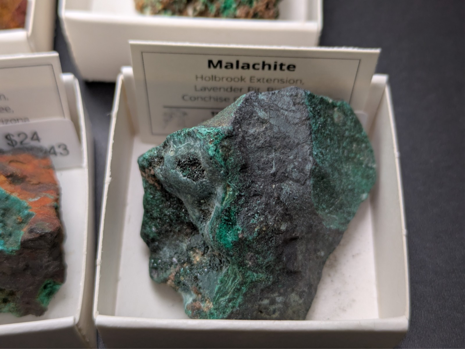 MALACHITE- Holbrook Extension, Lavendar Pit, Bisbee, AZ- Miniature
