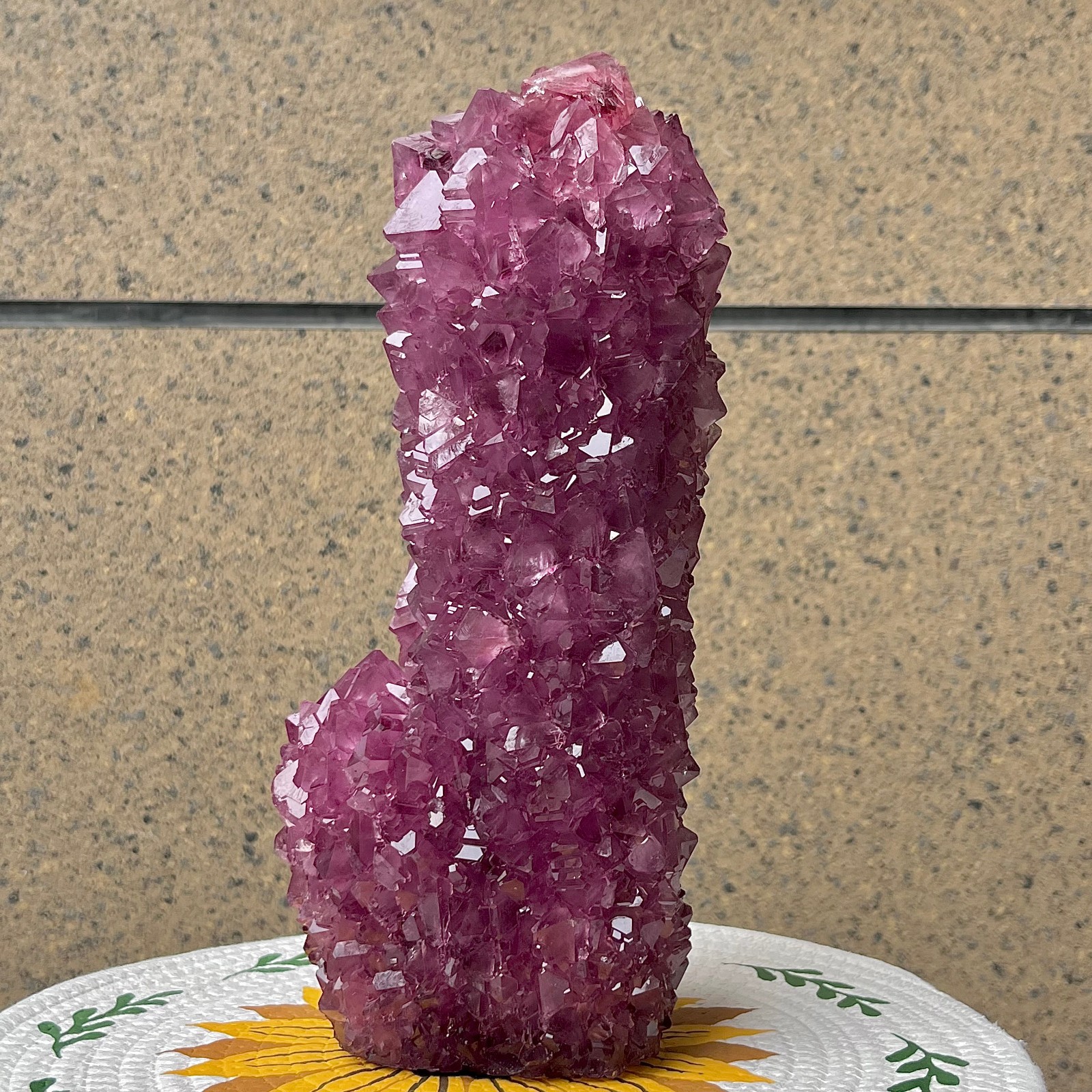 5.9 lb Purple Alunite Crystal Specimen – Mineral Cluster for Home Decor