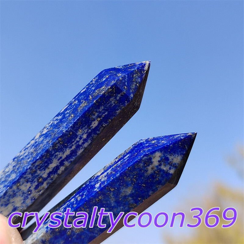 5pcs Natural Lapis lazuli Quartz Obelisk Crystal Wand Point Tower Healing 5.5cm