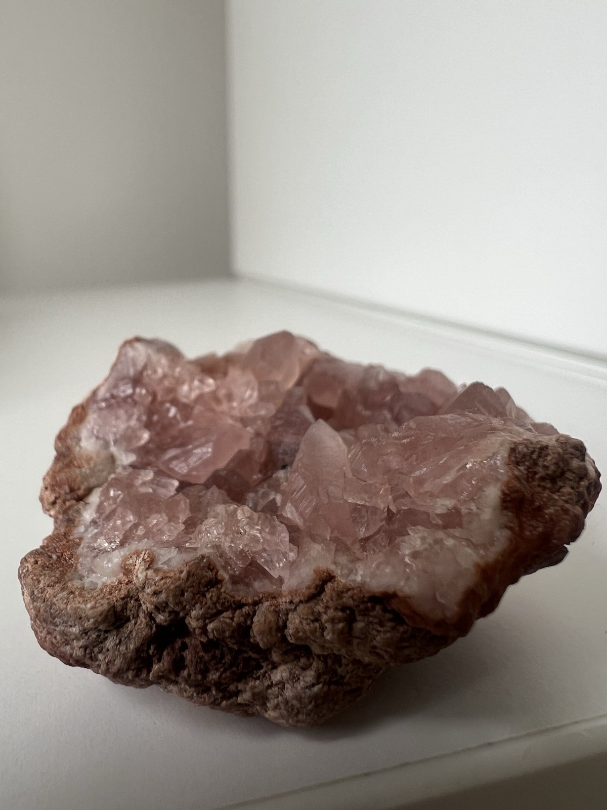 32g – Mini Pink Amethyst Geode Cave from Argentina