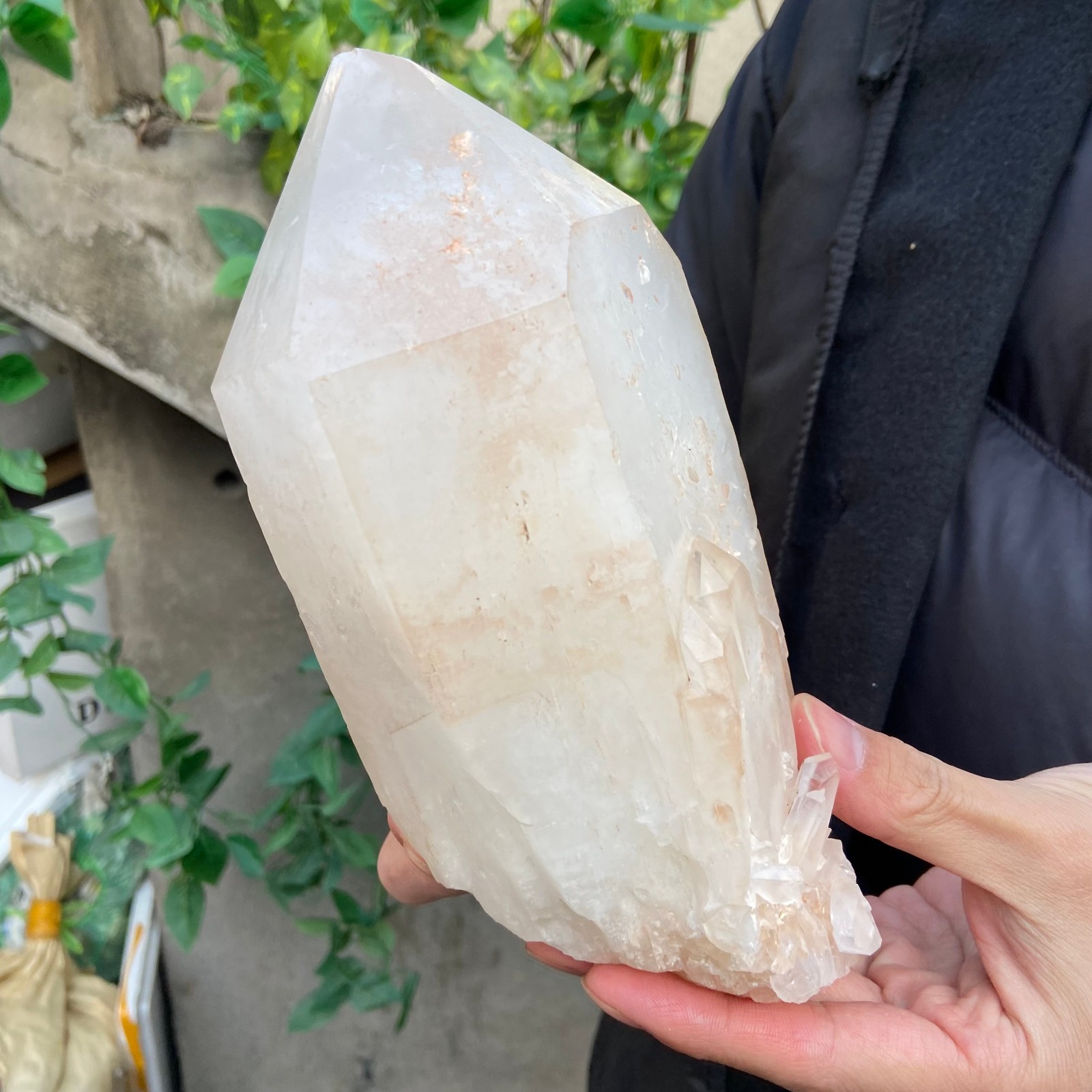 5lb Natural Clear White Quartz Crystal point Rough Healing Specimen