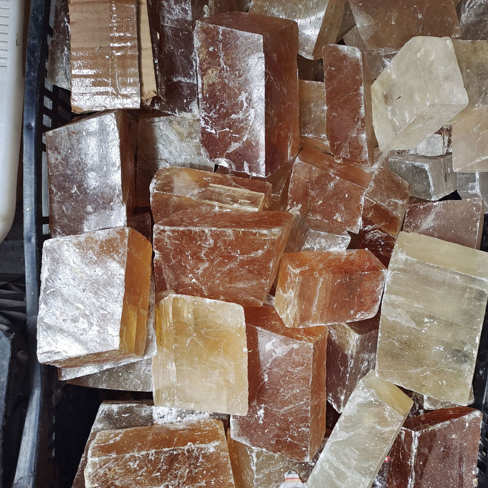 wholesale！Random Iceland Spar Optical Calcite Quartz Crystal healing 10kg