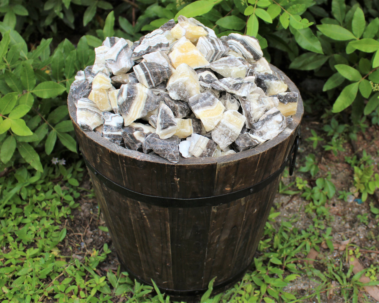 Rough Zebra Calcite Wholesale Bulk Lots (Phantom Calcite, Raw Zebra Calcite)