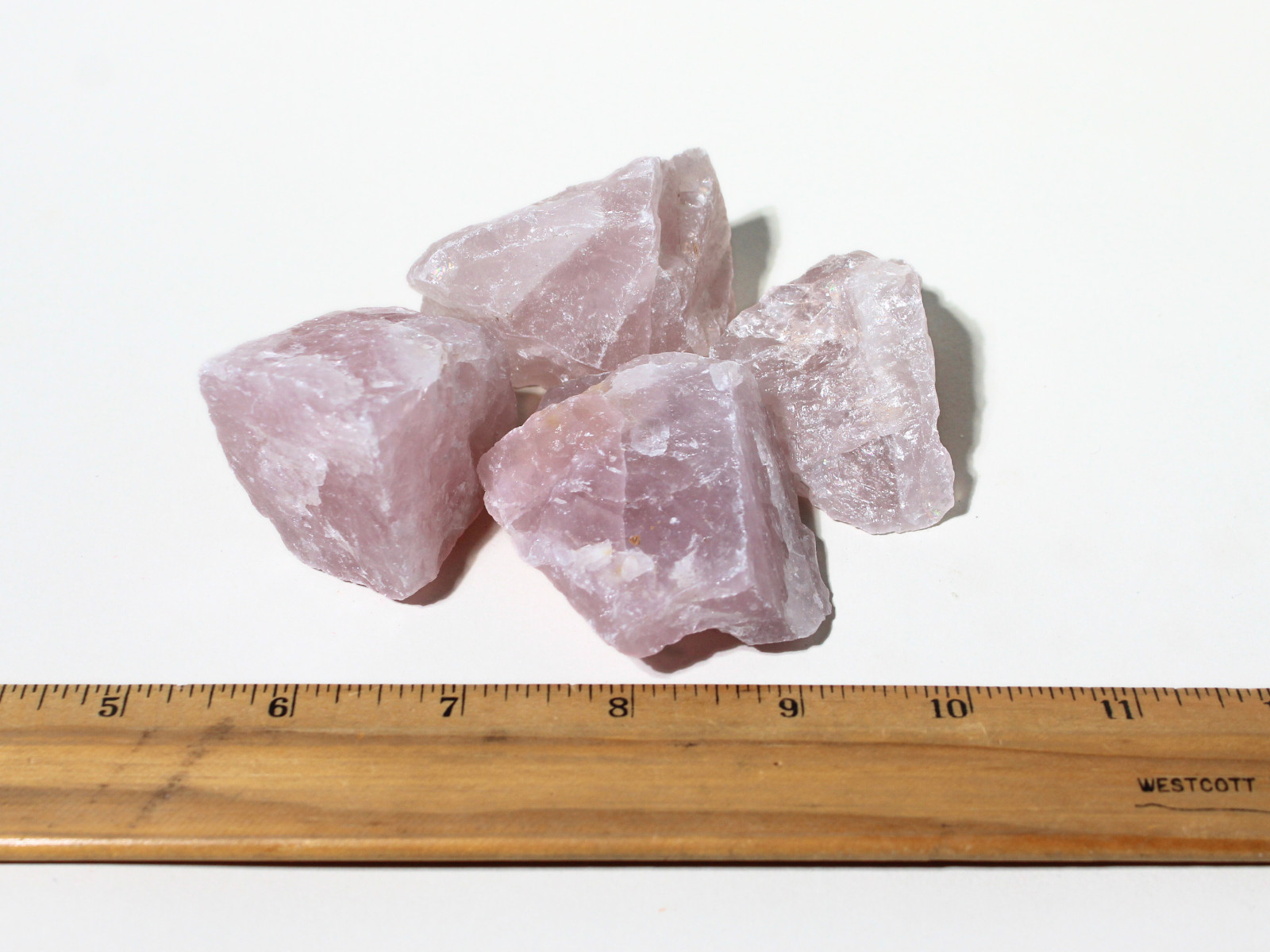 Rose Quartz – 2″ – 3″ Large Rough Rocks for Tumbling – Bulk Wholesale 1LB option