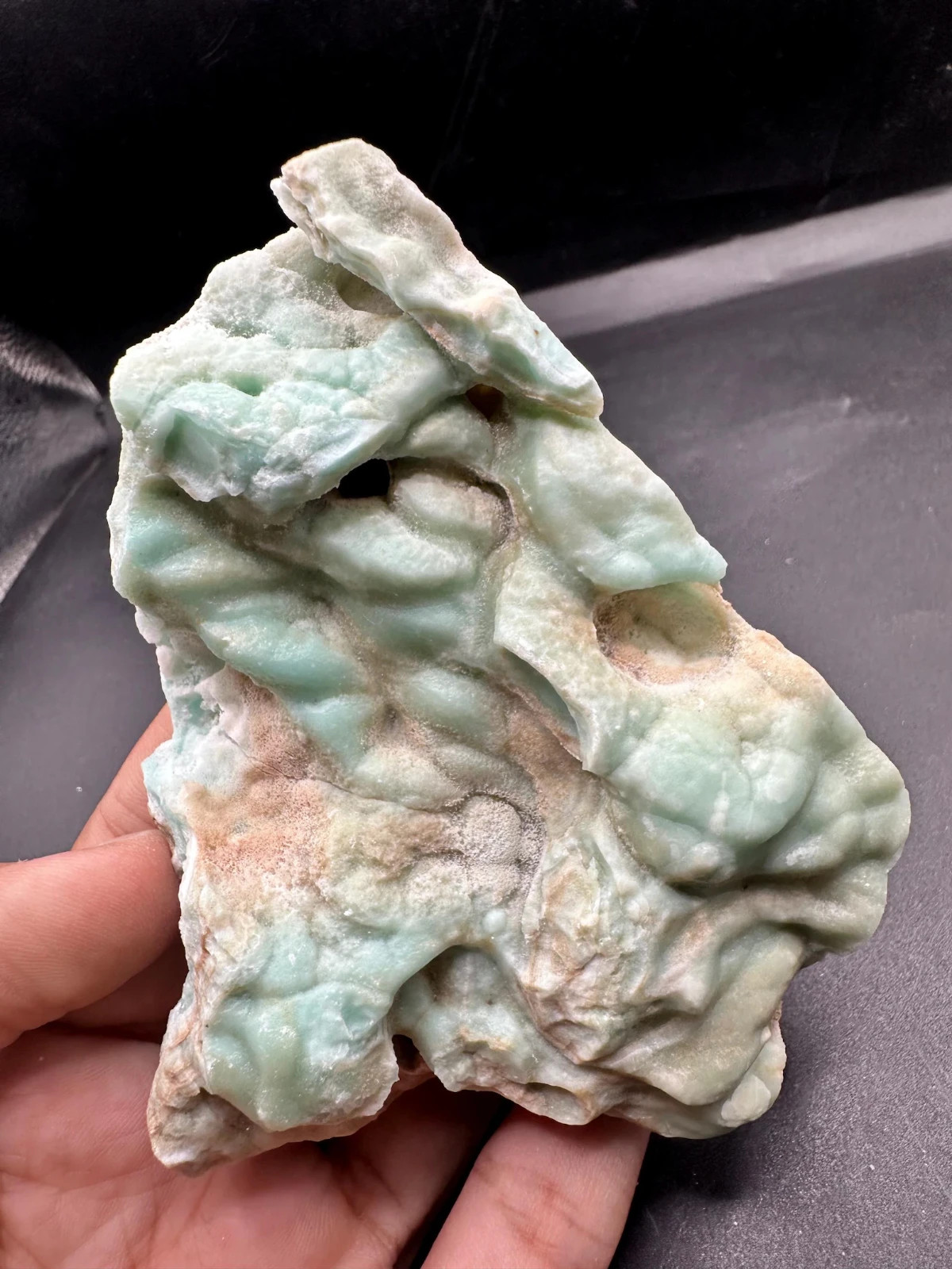Natural Green Aragonite Raw Specimen 300g | Rough Crystal Mineral Collectible
