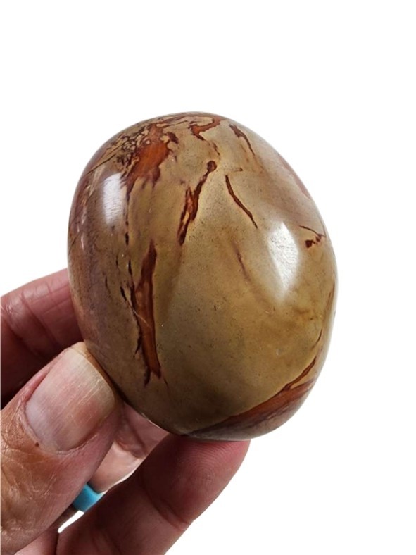 Polychrome Jasper Polished Pebble Madagascar 98.1 grams