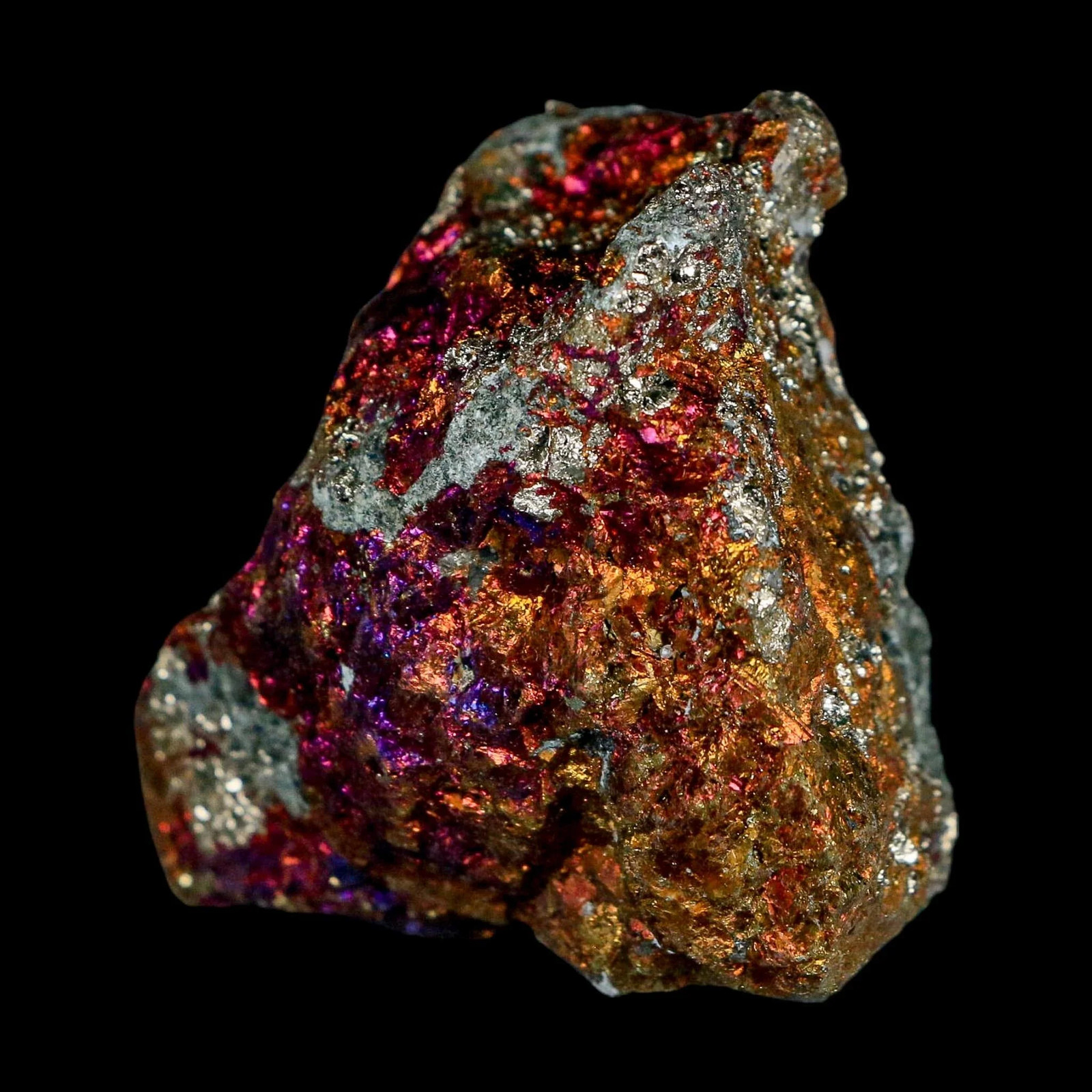 2.6″ Chalcopyrite Bornite Brilliant Multicolored Peacock Ore Chihuahua Mexico
