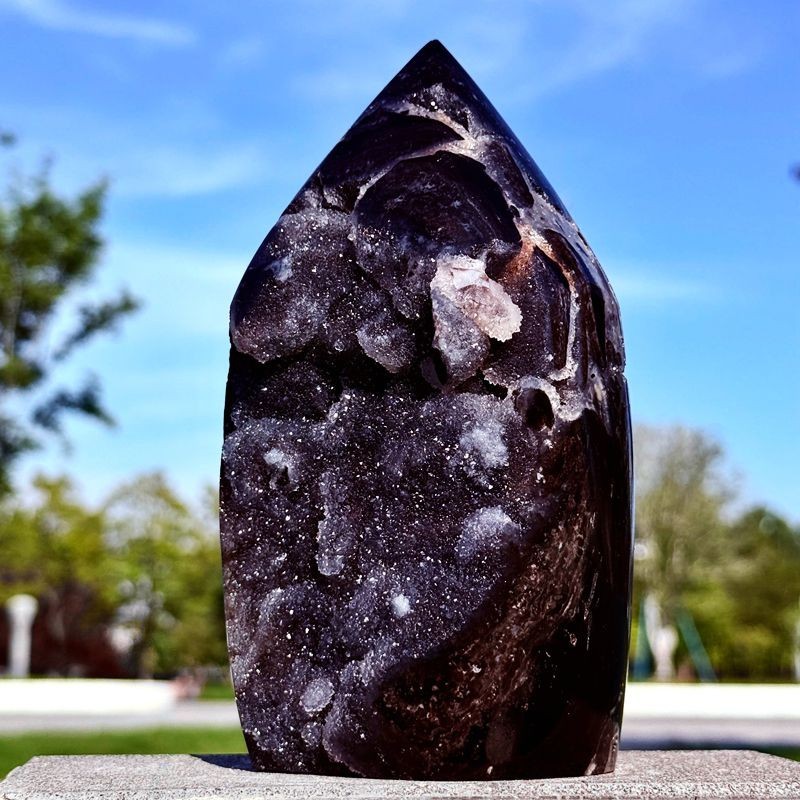 4.63LB Natural sphalerite crystal cave quartz crystal Mineral specimens