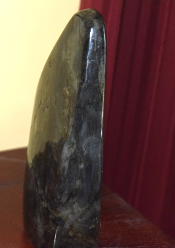 Large Polished Labradorite Stone 5350 Grams 11 ¼ Inches Tall