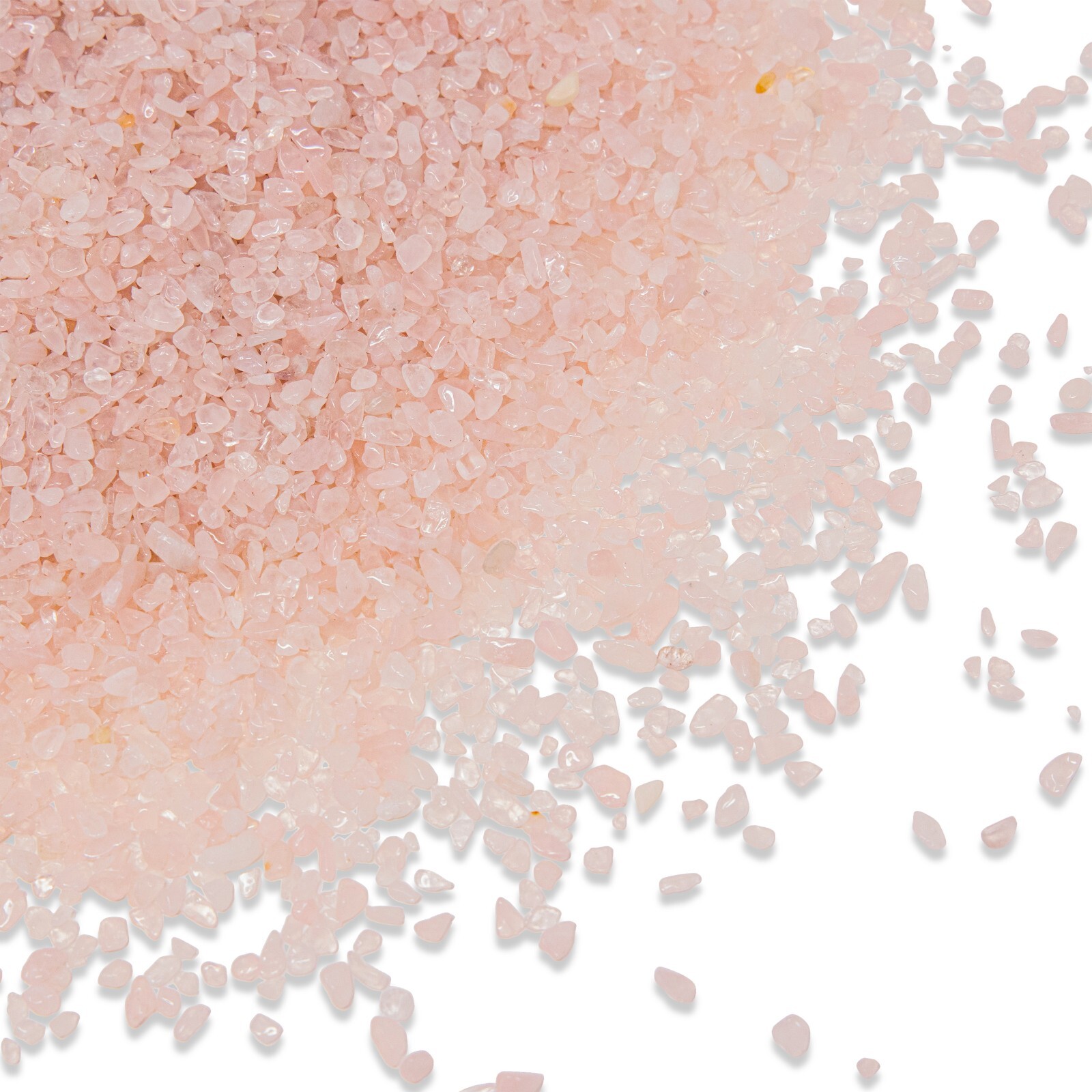 Tumbled Rose Quartz Chips Bulk Gemstone Undrilled Beads Natural Tiny Crystals