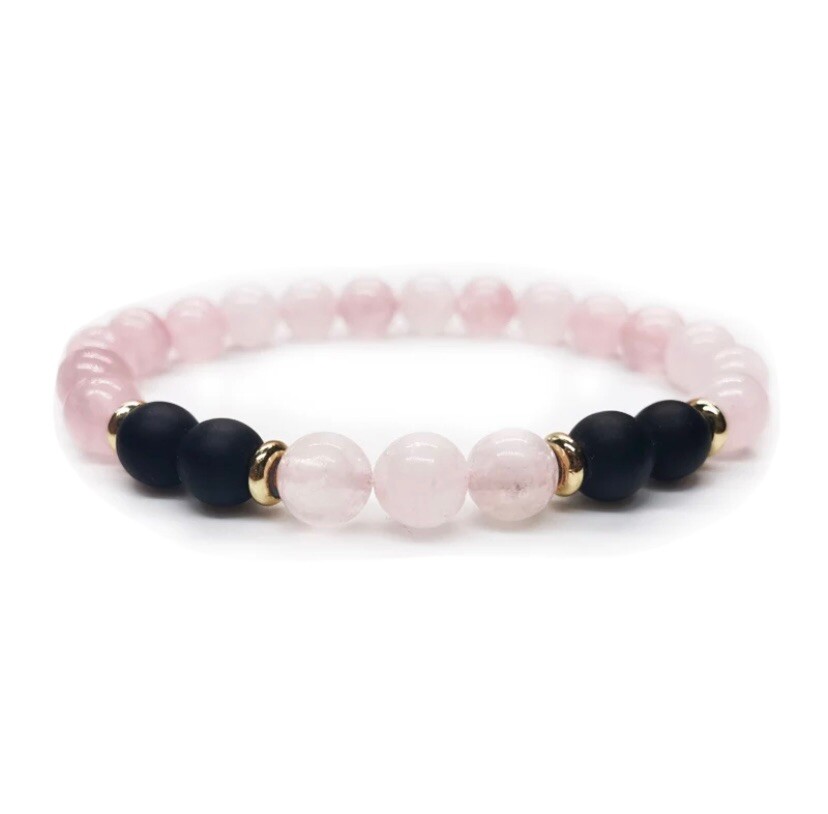 Rose quartz Natural (original) bracelet Aromatherapy Essential Oil Difusores