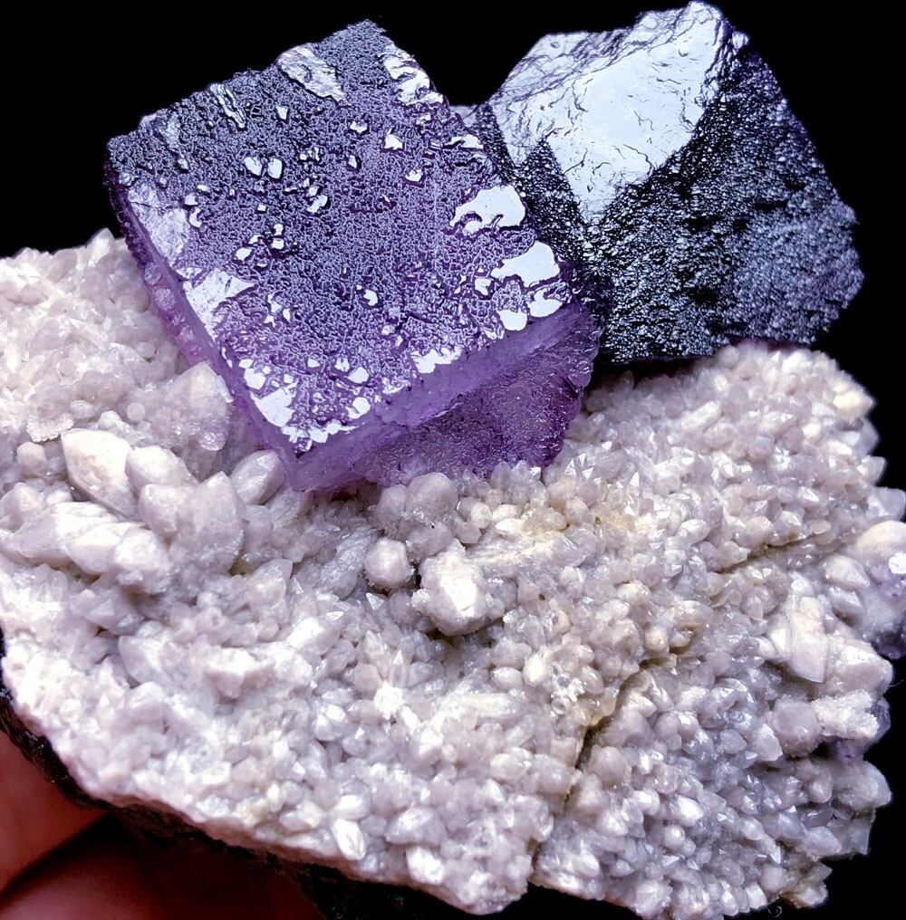 215g NATURAL Castle cactus skeletal Elestial QUARTZ Crystal Point&Fluorite s533