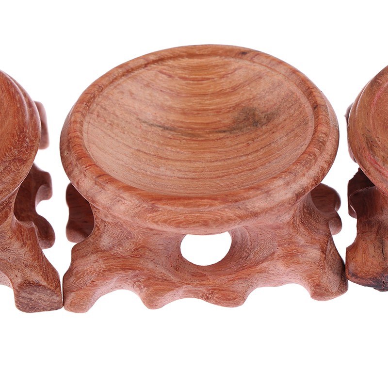 Acid Branch Wood Display Stand Base For Crystal Ball Sphere Globe Stone De_m N8
