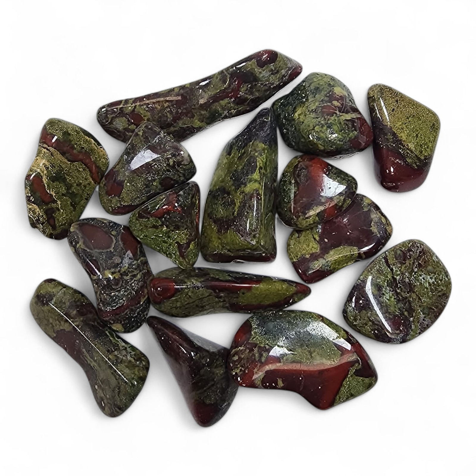 Dragon Blood Jasper Polished Stones 80.4 grams