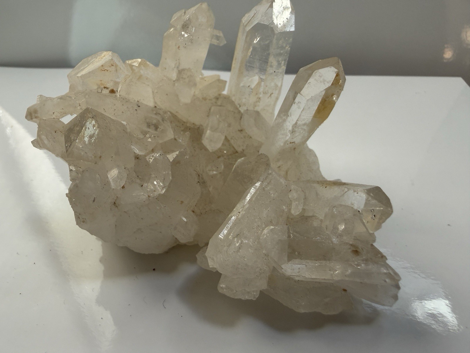Clear Quartz Crystal Cluster Natural Mineral Specimen Raw Gemstone Point 182g