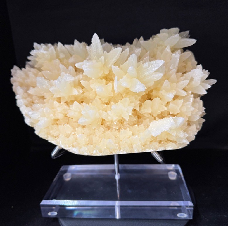 9.28LB Natural Honey Calcite Abundance Cluster High-Vibration Crystal Specimen