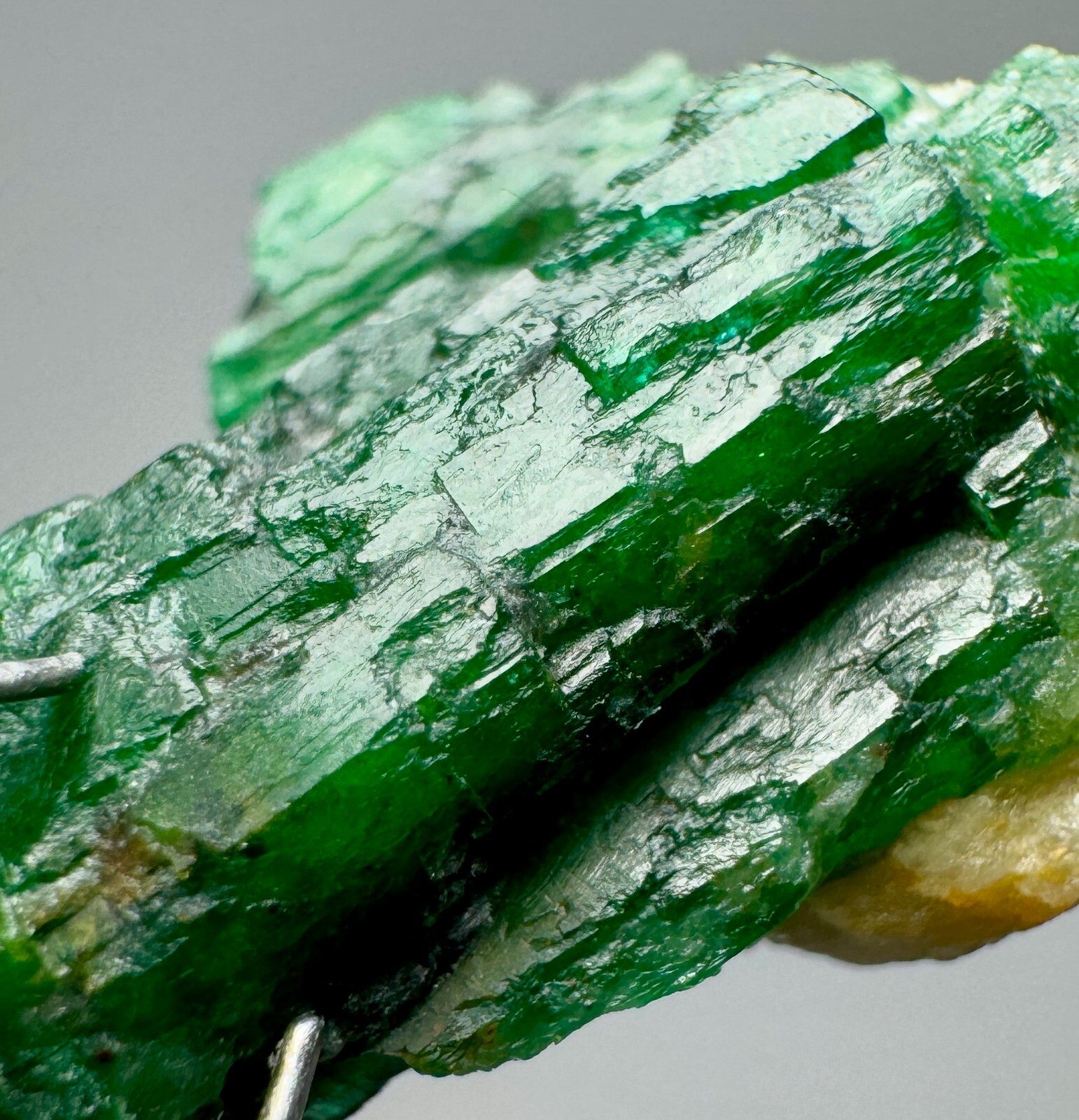 Swat Top Green Emerald Crystals Bunch On Matrix @PAK. 22 Carat