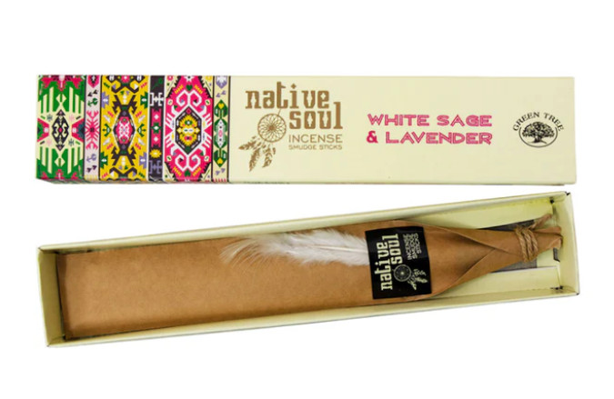 Green Tree Native Soul Incense – White Sage & Lavender 15gr