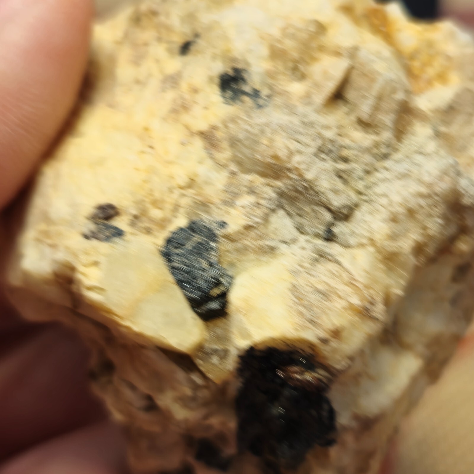 Feldspar Tourmaline W/Garnets Specimen From Mountains of San Diego, California