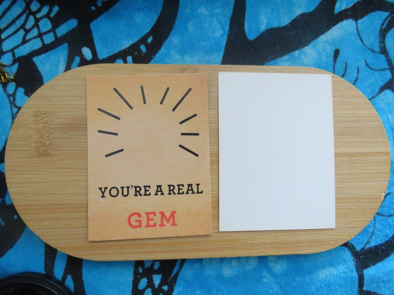 Obsidian Crystal Heart Stone & “Real Ge m” Sentiment Card in Organza Gift Bag