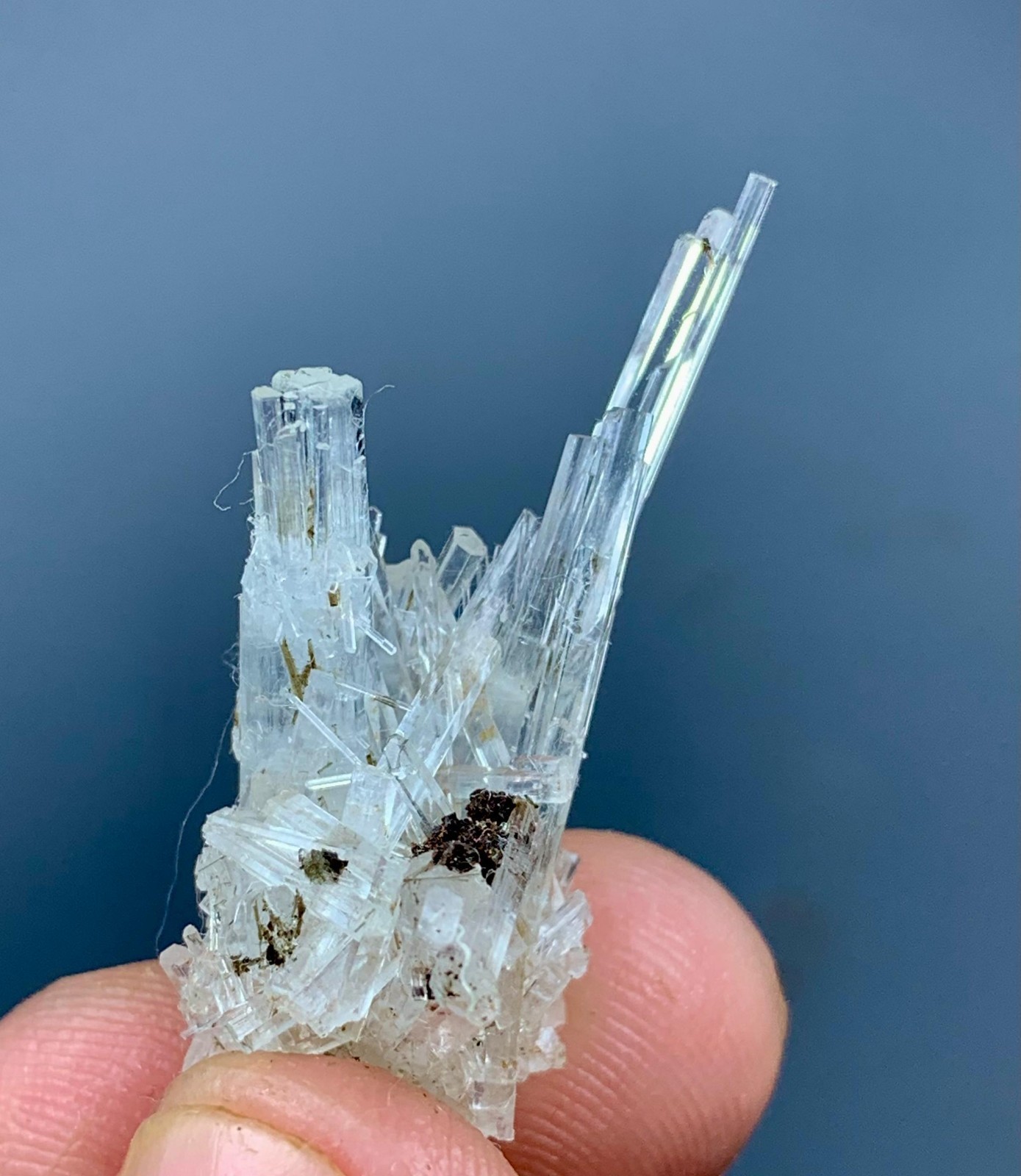 15 Carat Aquamarine Crystal Bunch Specimen From Skardu Pakistan