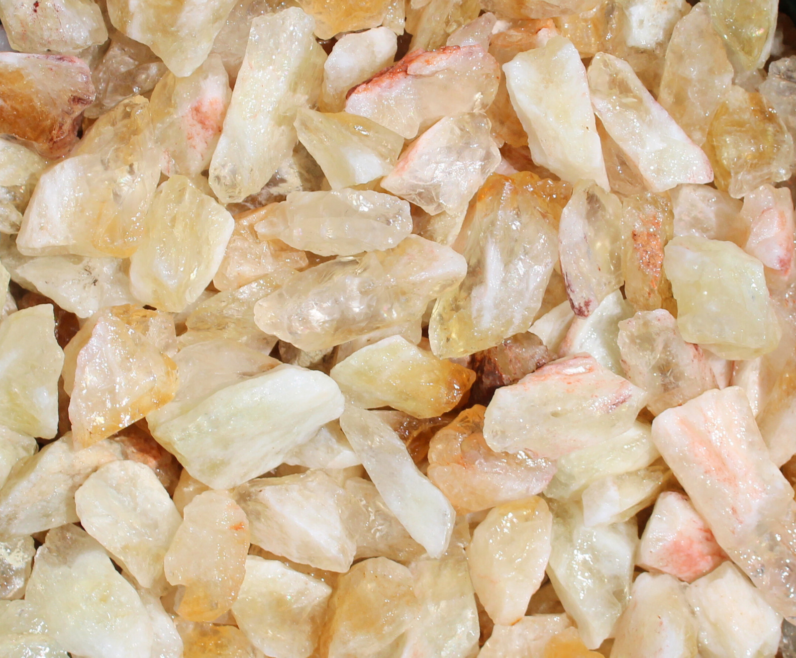 Citrine – Rough Rocks for Tumbling – Bulk Wholesale 1LB options