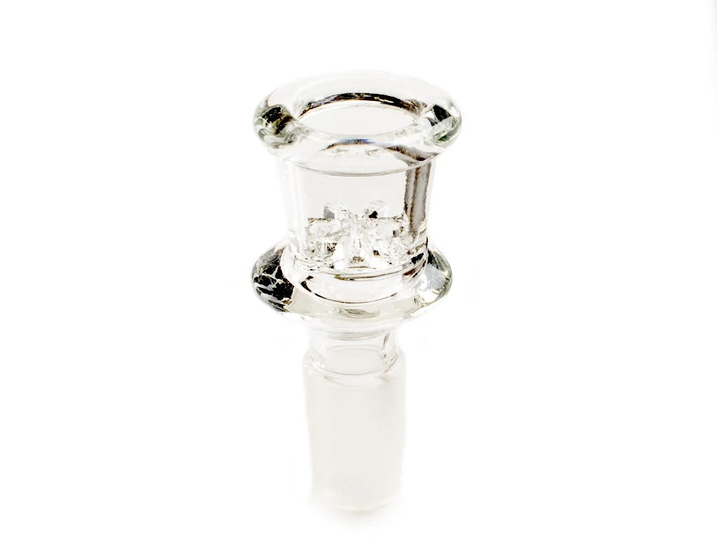 1 set of 5 x 14mm Male Star Screen Bowl Thick Glass Bowl with cosmetic defect