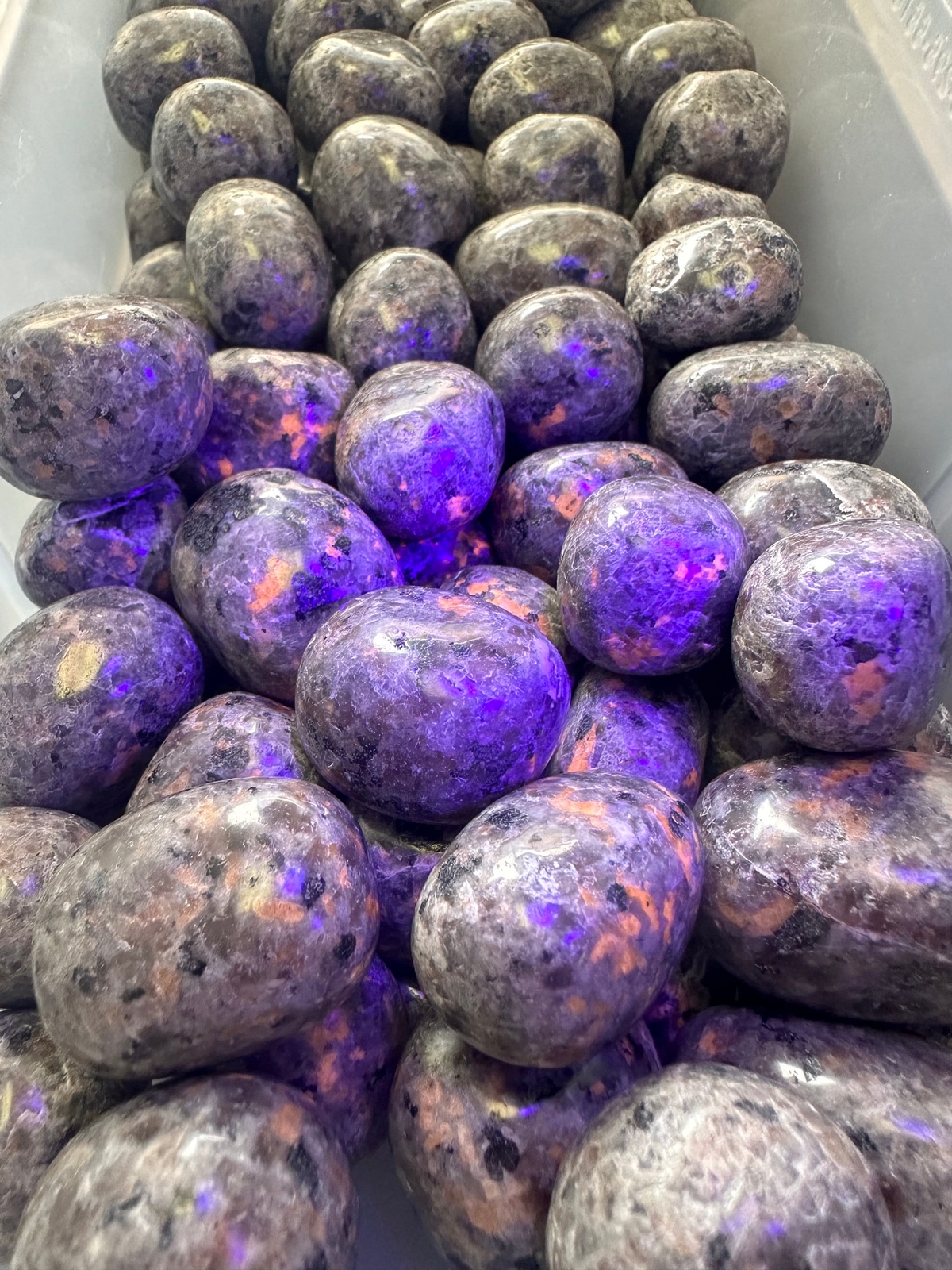 Yooperlite Tumbled Stone, Natural Yooperlite from Lake Superior, USA
