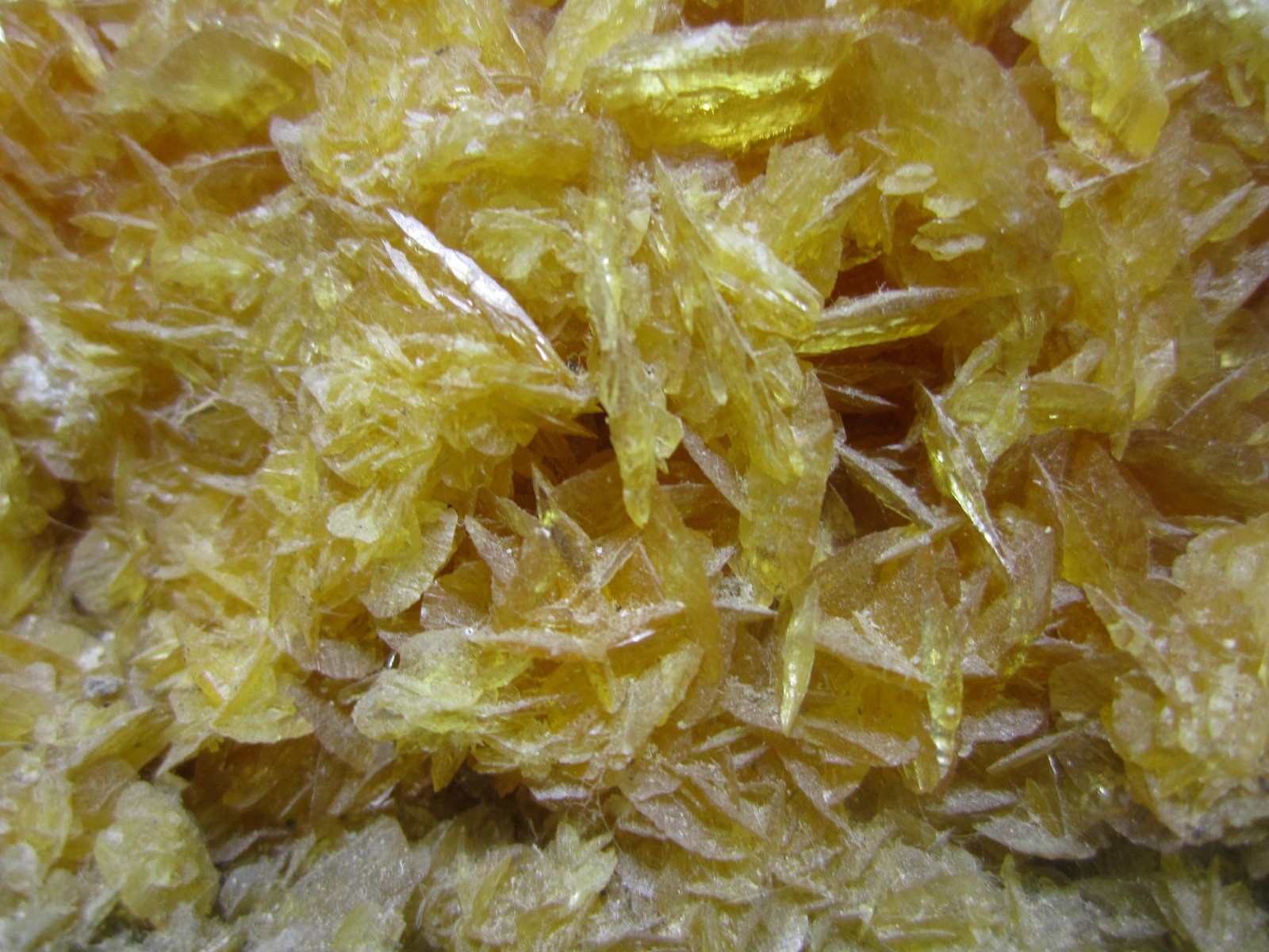 Orange Selenite Crystal Cluster, Salinas de Otuma, Peru #3