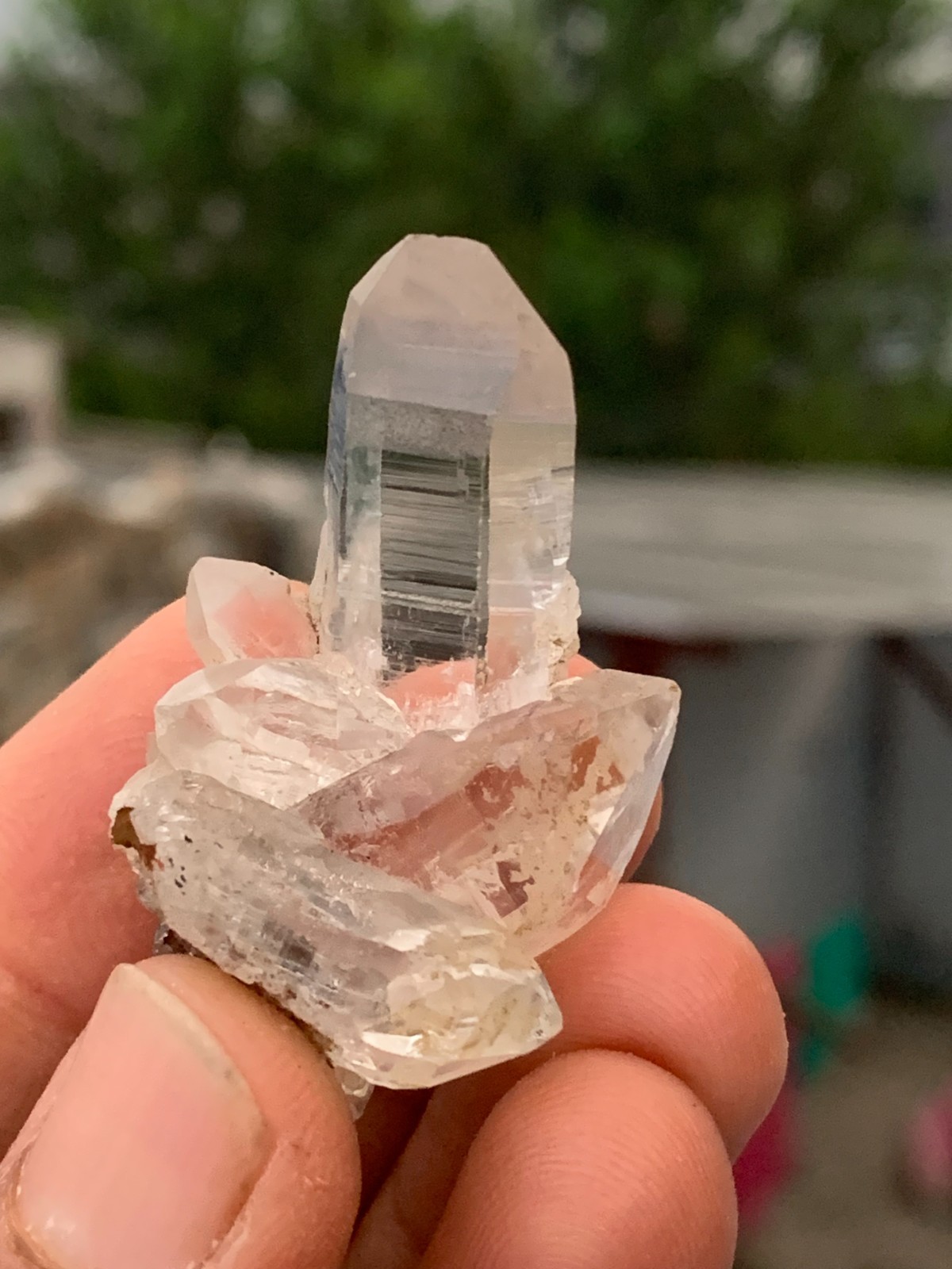Lemurian Quartz Gemmy Crystal Having Good Luster & Nice Termination-skardu,Pak.