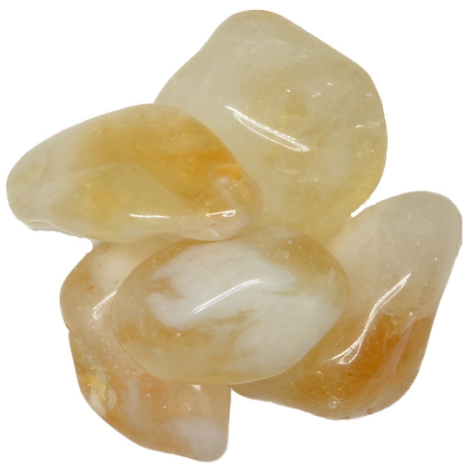 3 lbs Citrine Tumbled Stones – Grade 2 – XXLarge – 1.75″ to 2.5″ Avg.