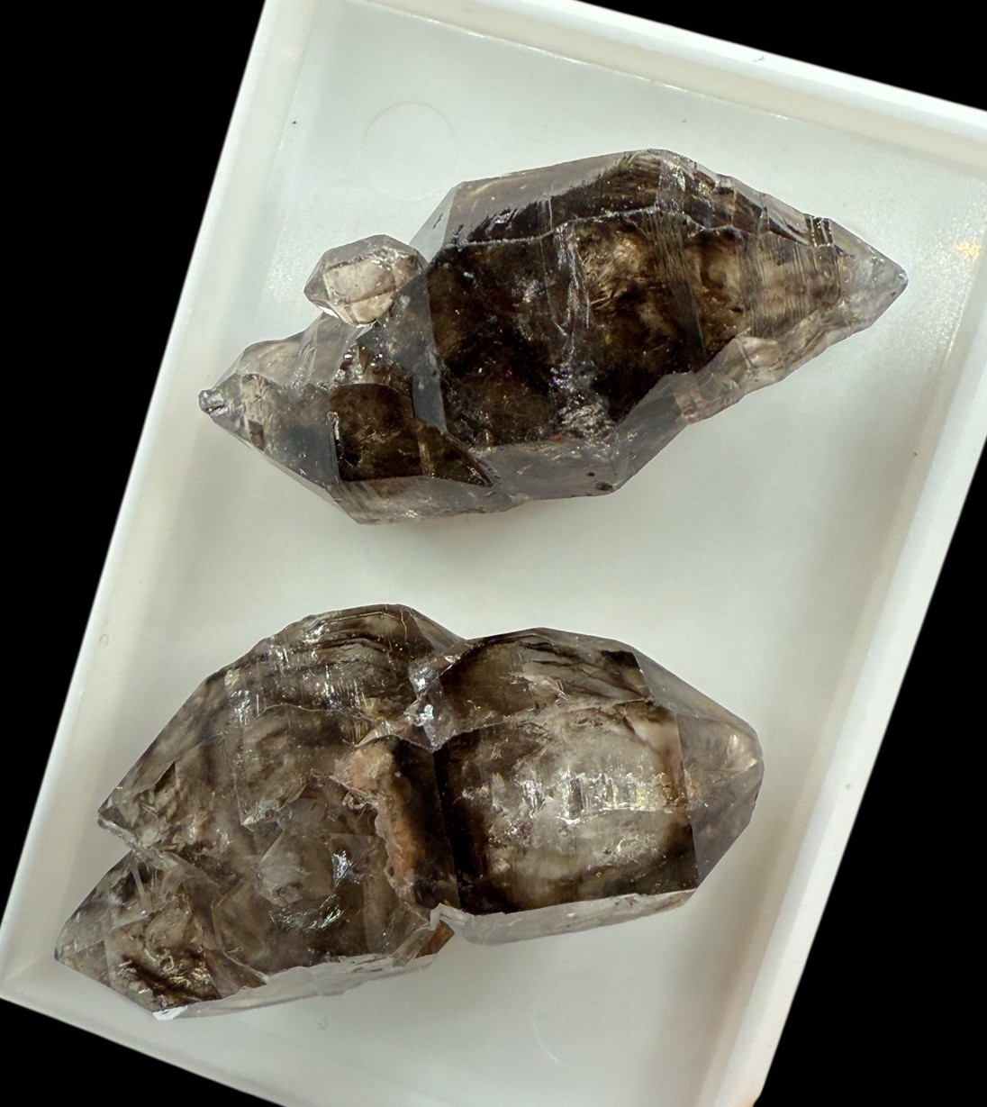 Smoky Quartz Crystals (2): Mooralla . Victoria , Australia 🇦🇺