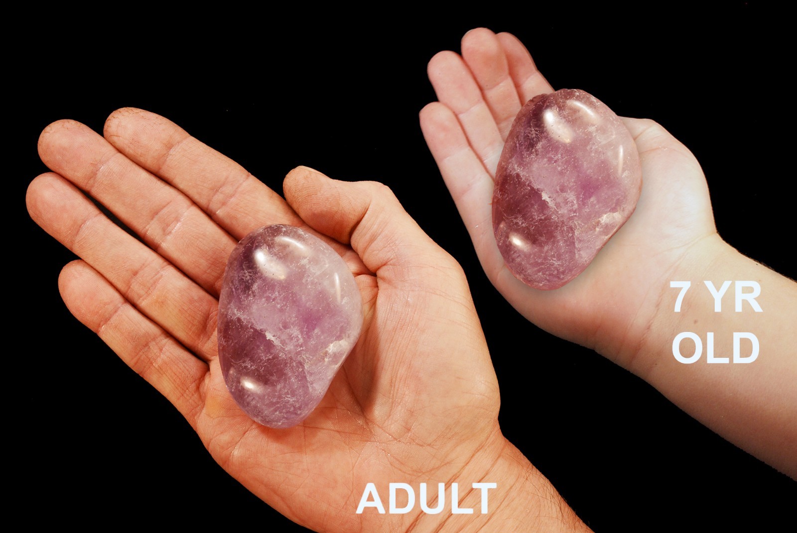 Amethyst Crystal 2″ 3-4 Oz Tumbled Polished Rock Mineral Reiki Specimen Gemstone