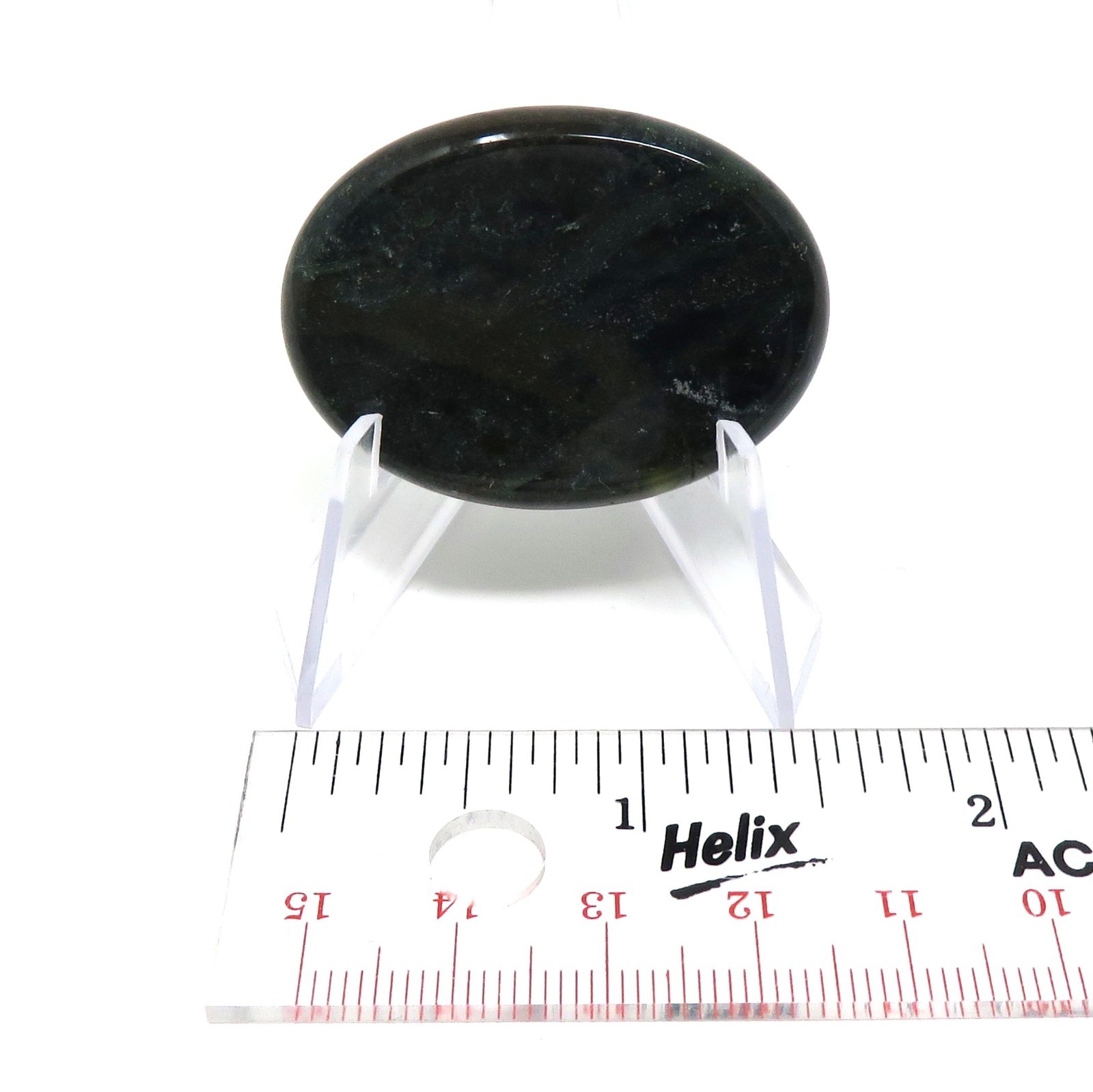 Indian Agate Worry Stone #1342 – 40mm x 30mm or 1.5″ x 1″ – 6mm Thick – Pocket