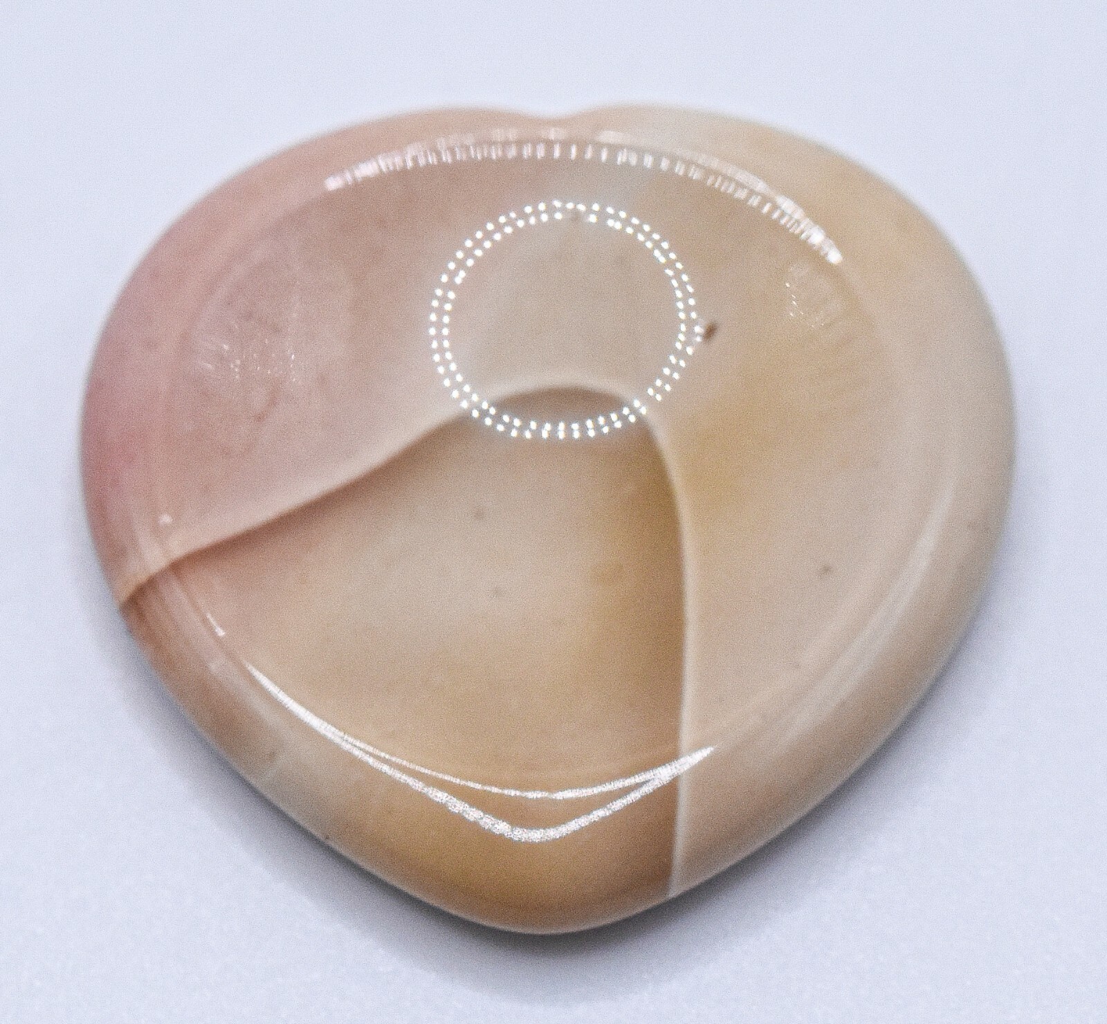 40mm Mookaite Jasper Heart Worry Stone / Mini Bowl Crystal Mineral Australia 1PC