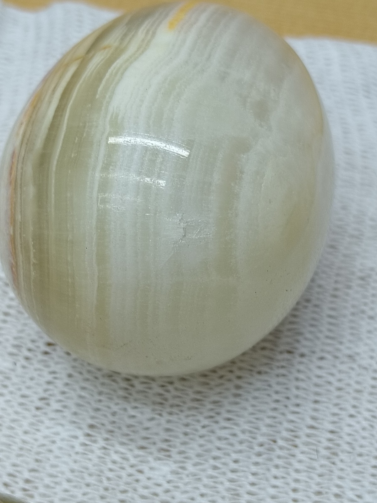 Vintage Hand Cut Polished Semi Precious Stone Eggs + 2 Wooden