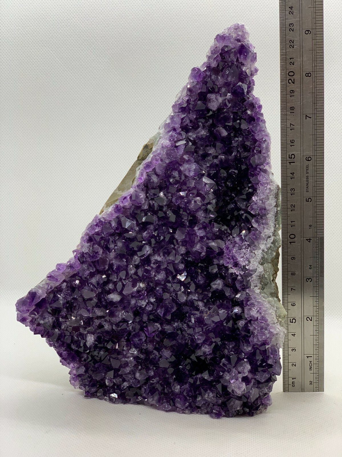 Extra Large Uruguayan Deep Purple Amethyst Cluster, Amethyst Geode, Raw Amethyst