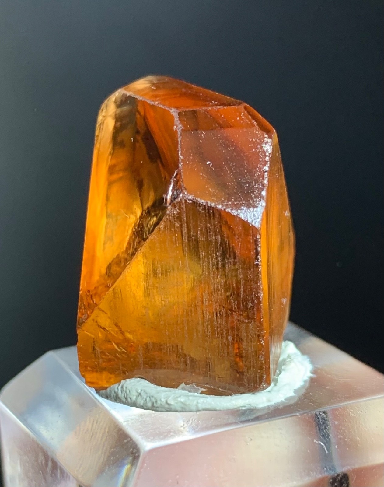 44 CT’s Topaz Whiskey Color Fully Clean, Terminated Fantastic Natural Crystal-Pk