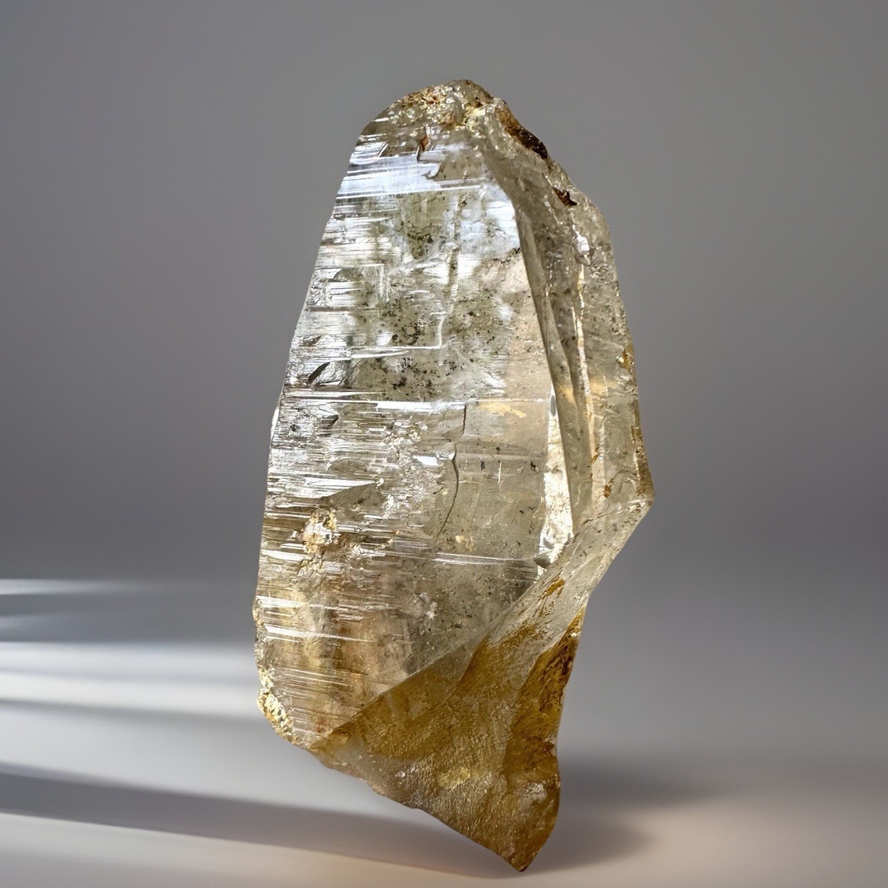 “Golden Comet” Ganesh Himalayan Quartz Secondary Growth Iron Oxide Nepal Crystal