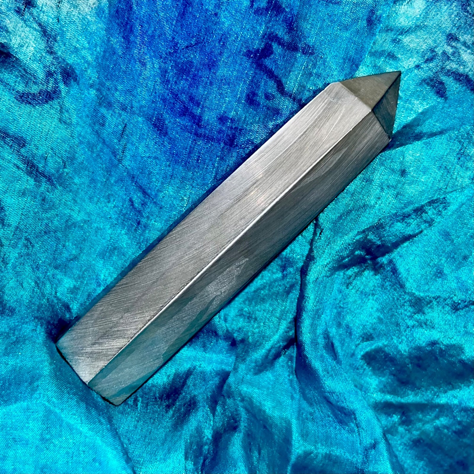 ✨🩶 Terahertz Tower Point Minerals crystal energy rare crystals A 46g 8cm