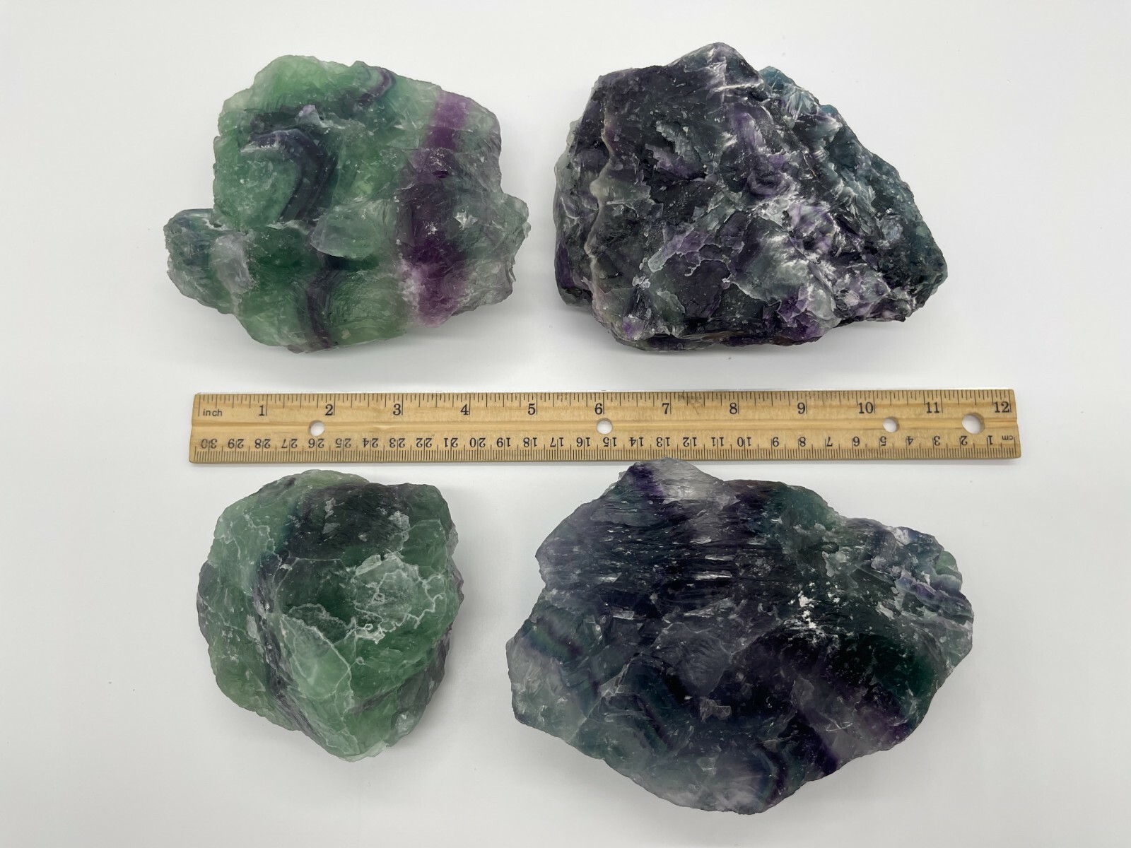 Grade A++ Jumbo Fluorite Raw Rainbow Stone, Massive Fluorite Rough,Pick a Weight