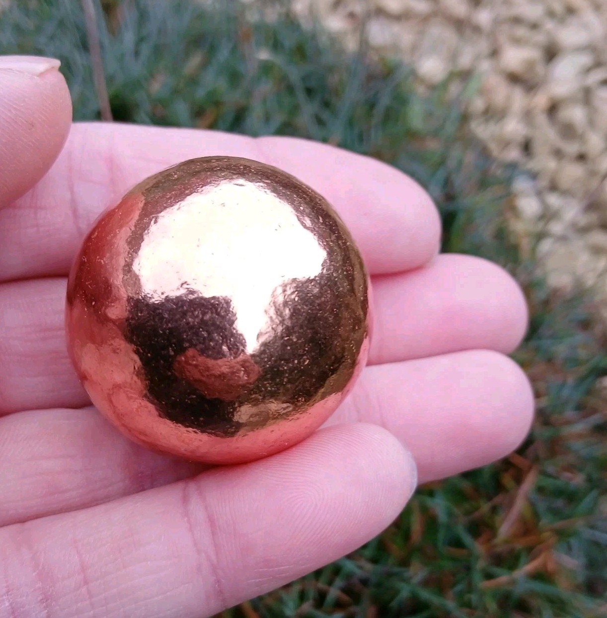 Copper Sphere Ball 38mm Michigan Native Keweenaw