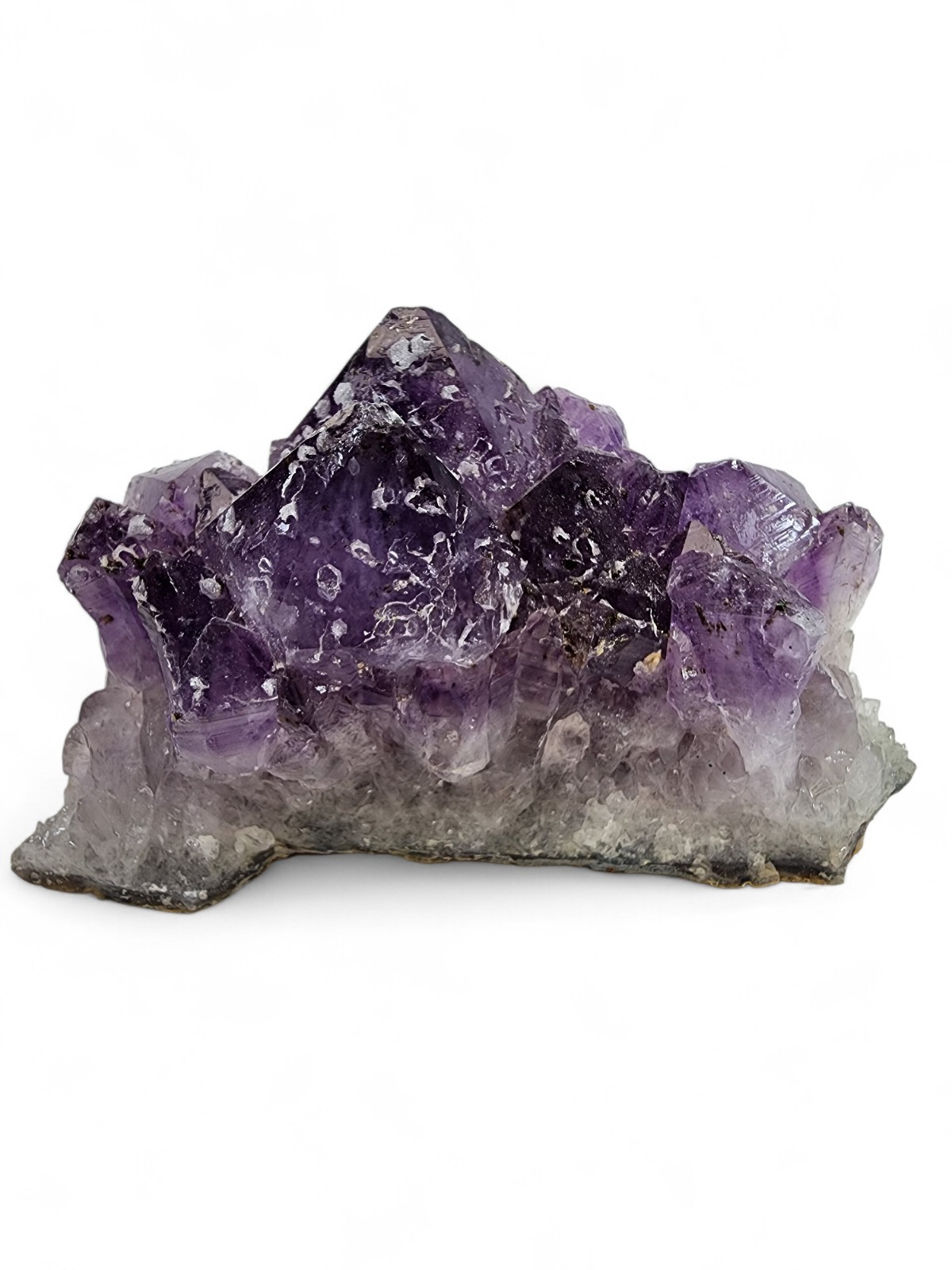 Amethyst Crystal with Calcite Cluster Brazil 1lb 2.1oz.